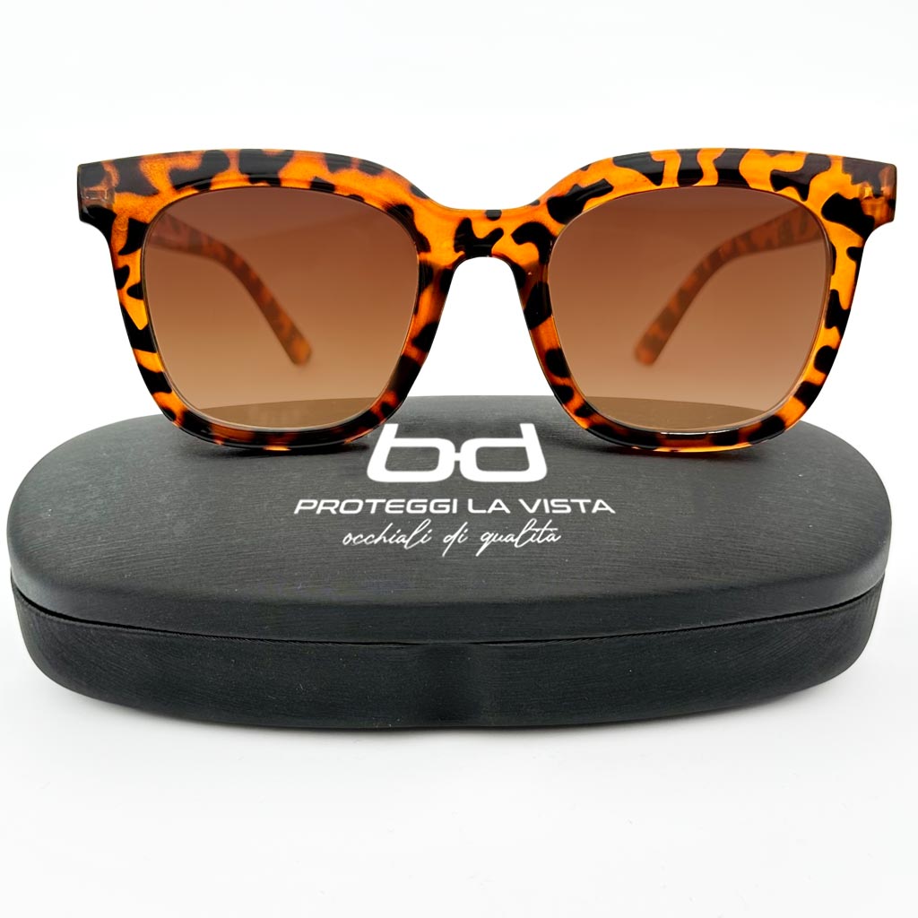 Vanity - occhiale donna squadrato maculato