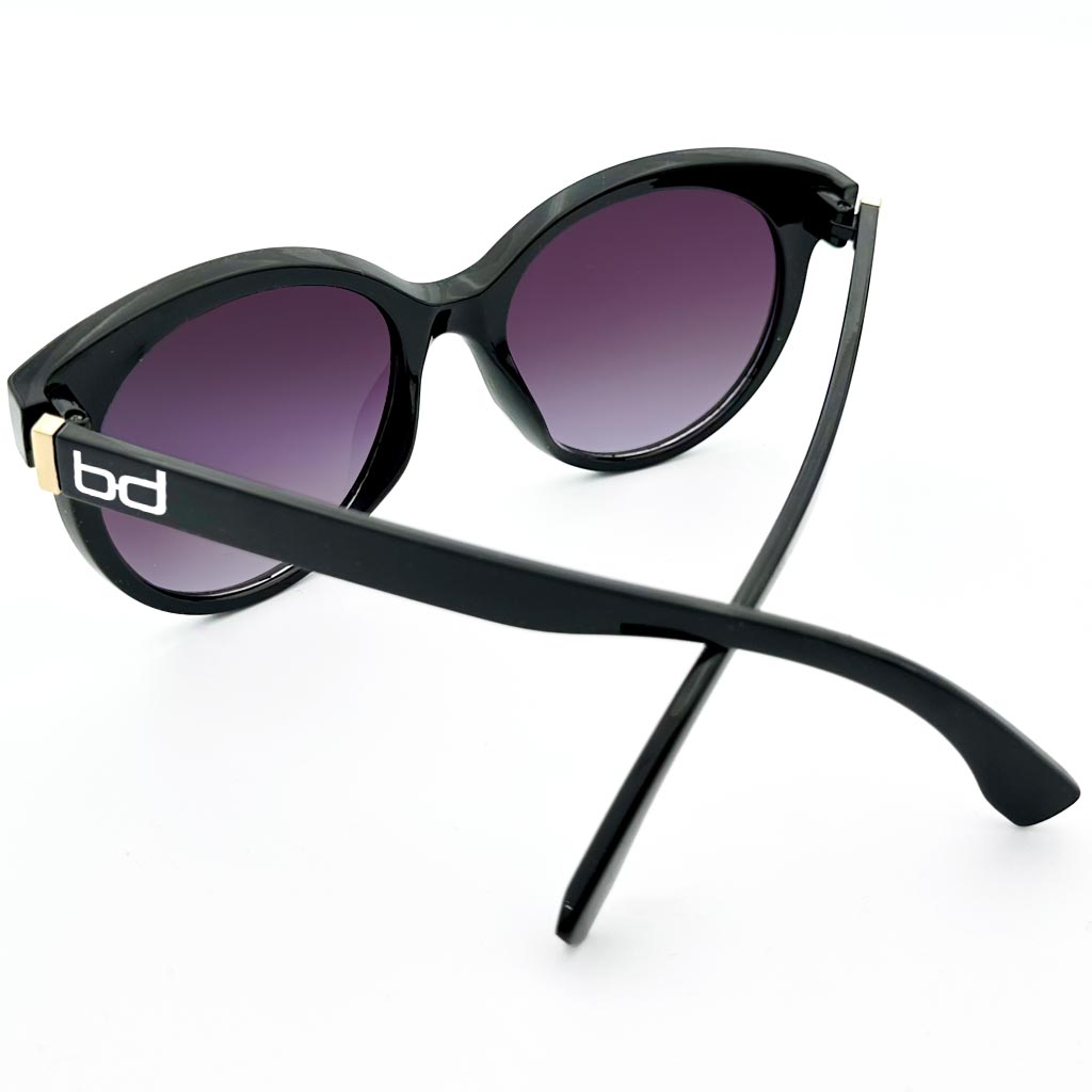 Sophia - occhiale donna rotondo nero