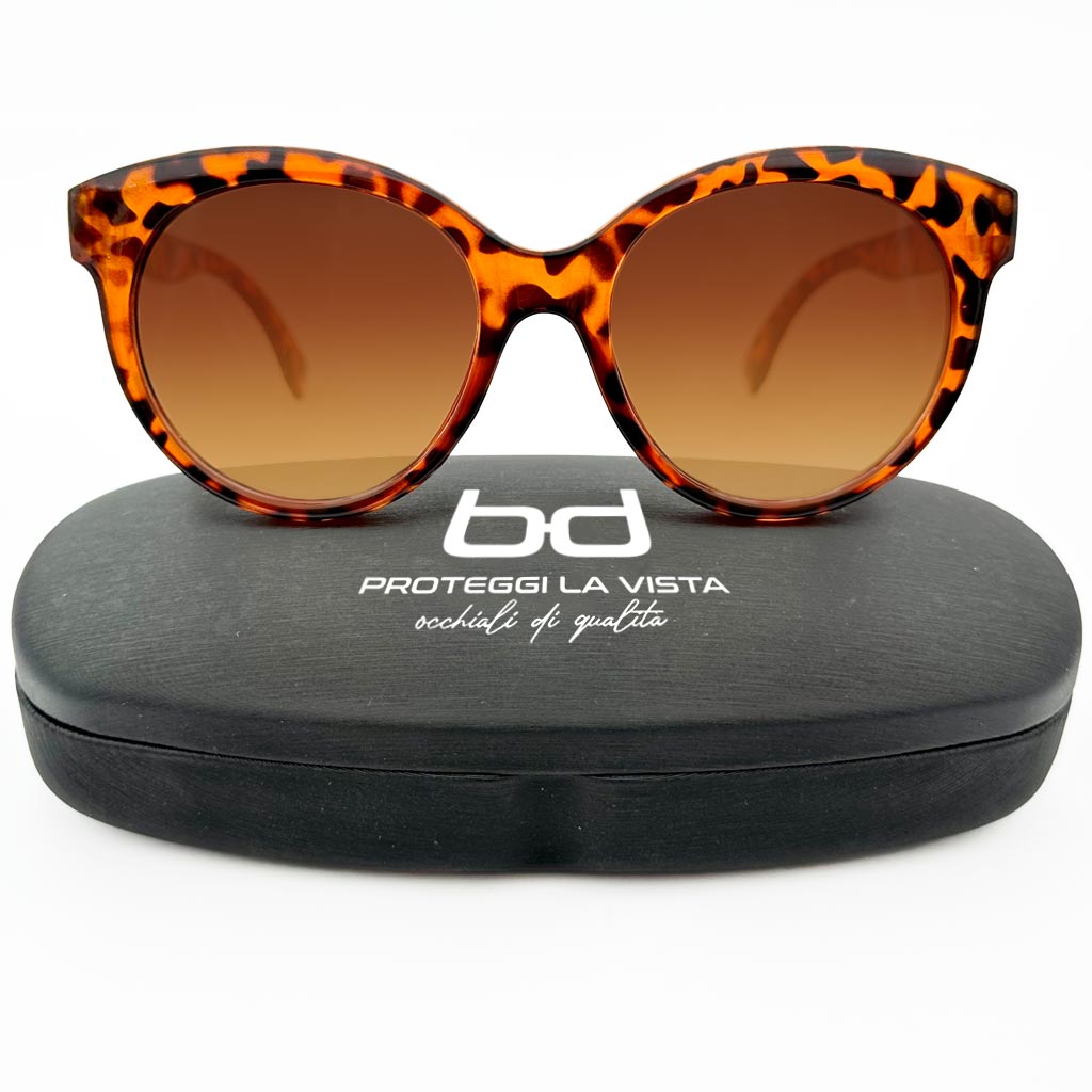 Sophia - occhiale donna rotondo tartarugato