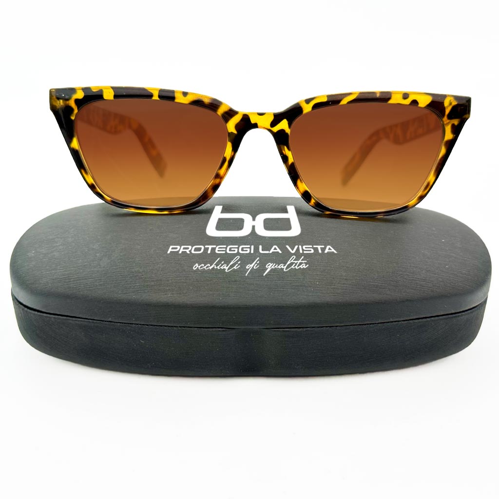 Maya - occhiale donna a farfalla giallo tartarugato