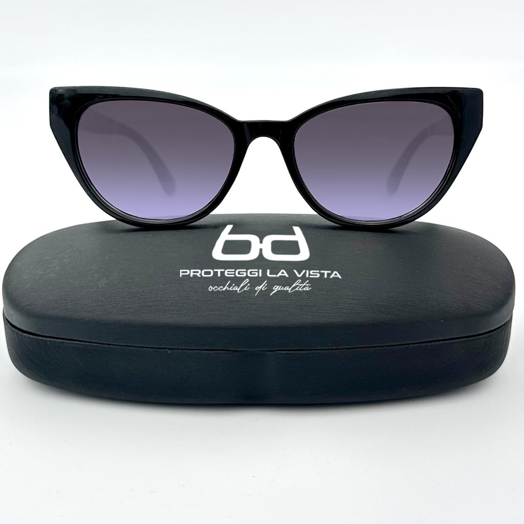 Meghan - occhiale donna cat-eye nero