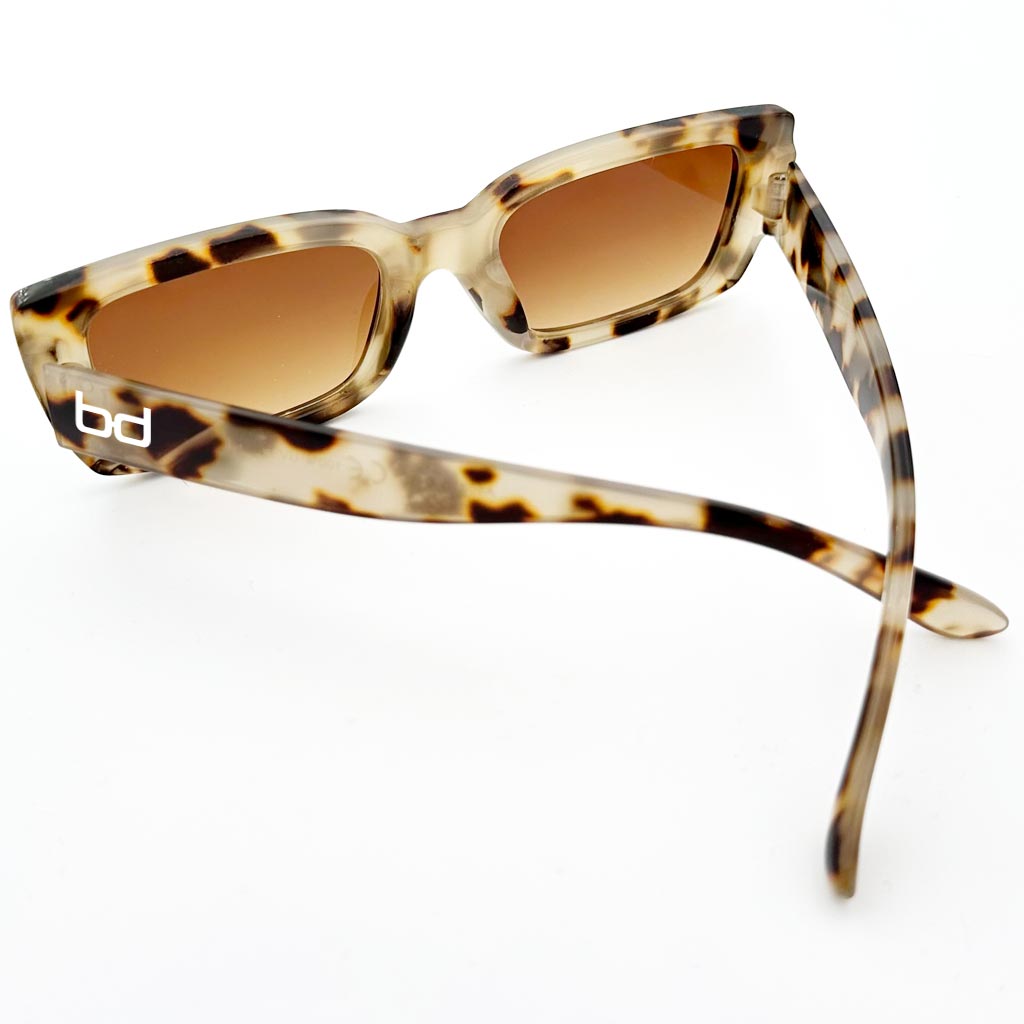 Iris - occhiale donna rettangolare tartarugato chiaro