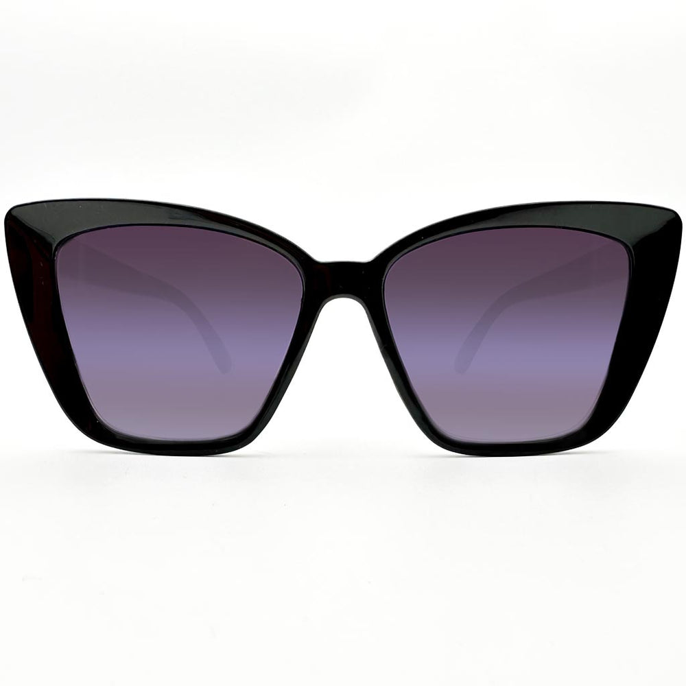 Brigitte - occhiale donna cat-eye oversize nero