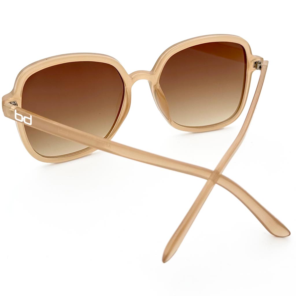 Deborah - occhiale oversize donna beige