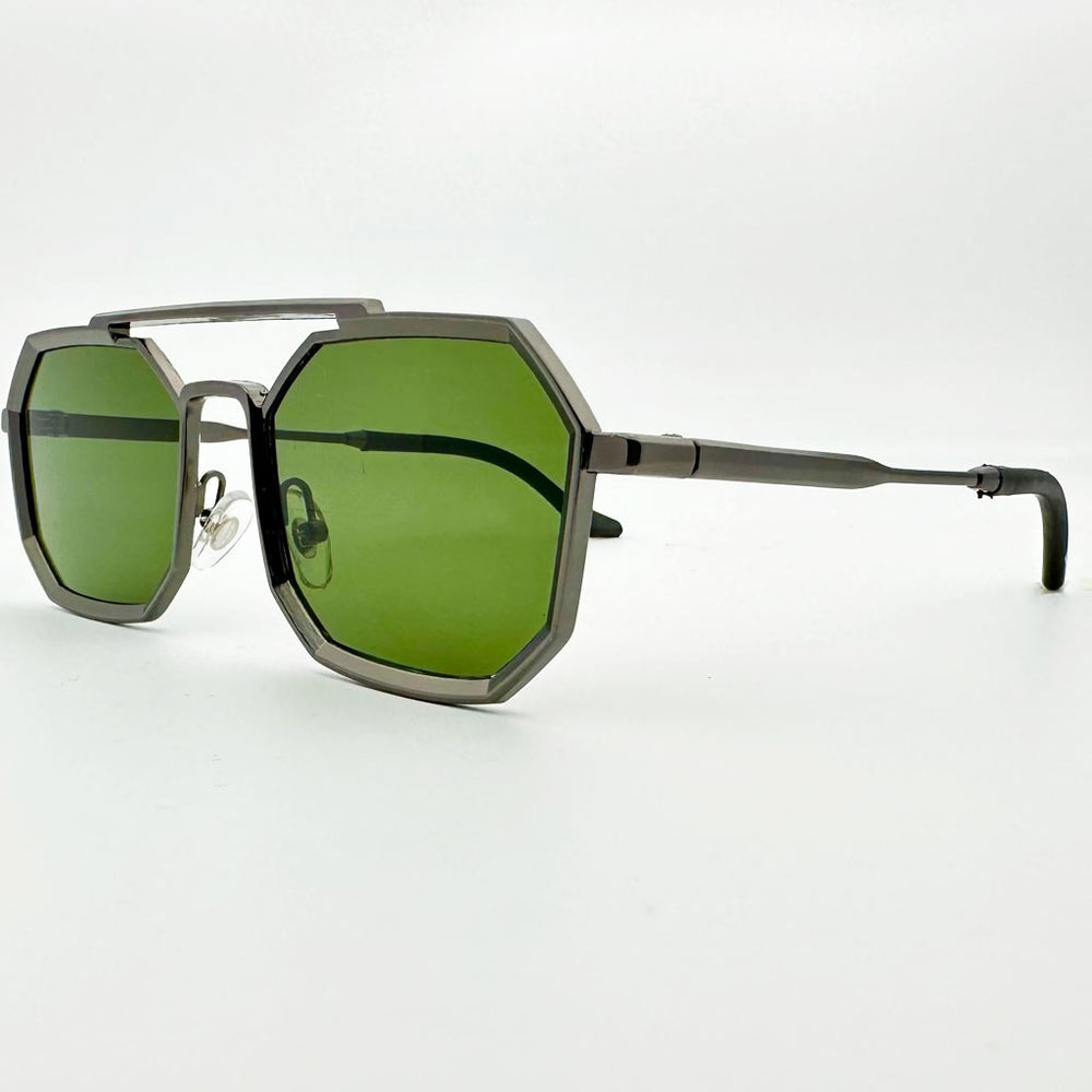 Mykonos - occhiale uomo ottagonale verde