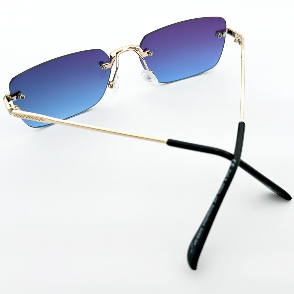 Miami - occhiale uomo rettangolare blu