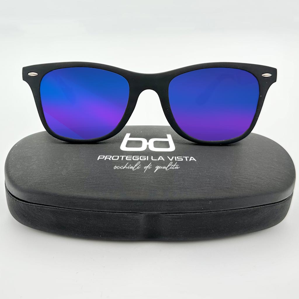 Apollo - occhiale uomo squadrato blu