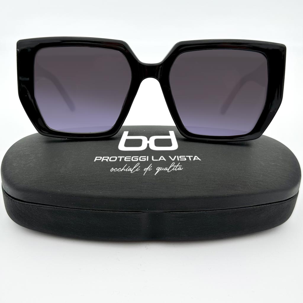 Nicole - occhiale donna oversize nero