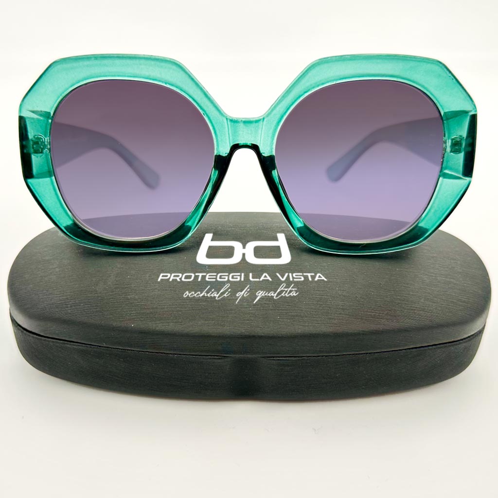 Arianna - occhiale donna oversize verde