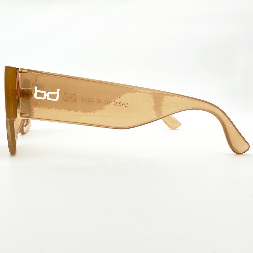 Anita - occhiale donna squadrato beige