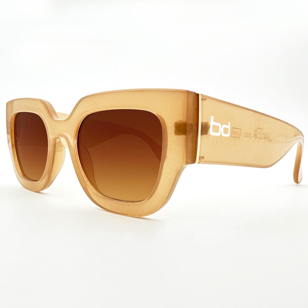 Anita - occhiale donna squadrato beige