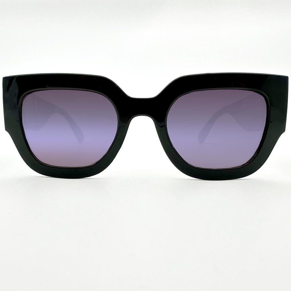 Anita - occhiale donna squadrato nero