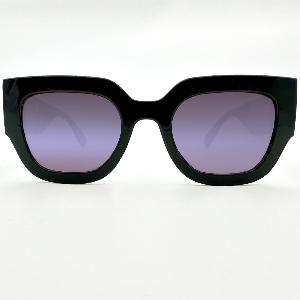 Anita - occhiale donna squadrato nero