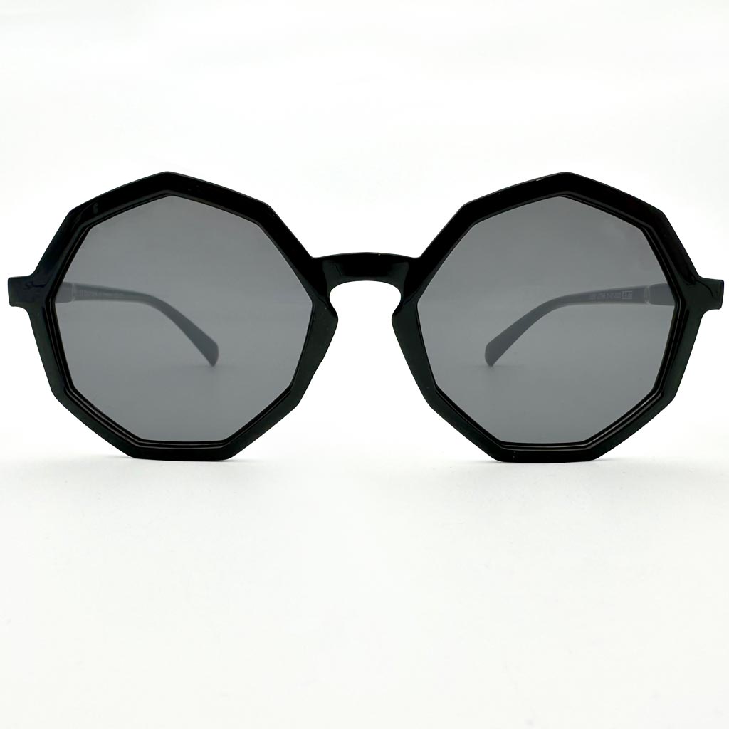 Bea - occhiale donna ottagonale nero