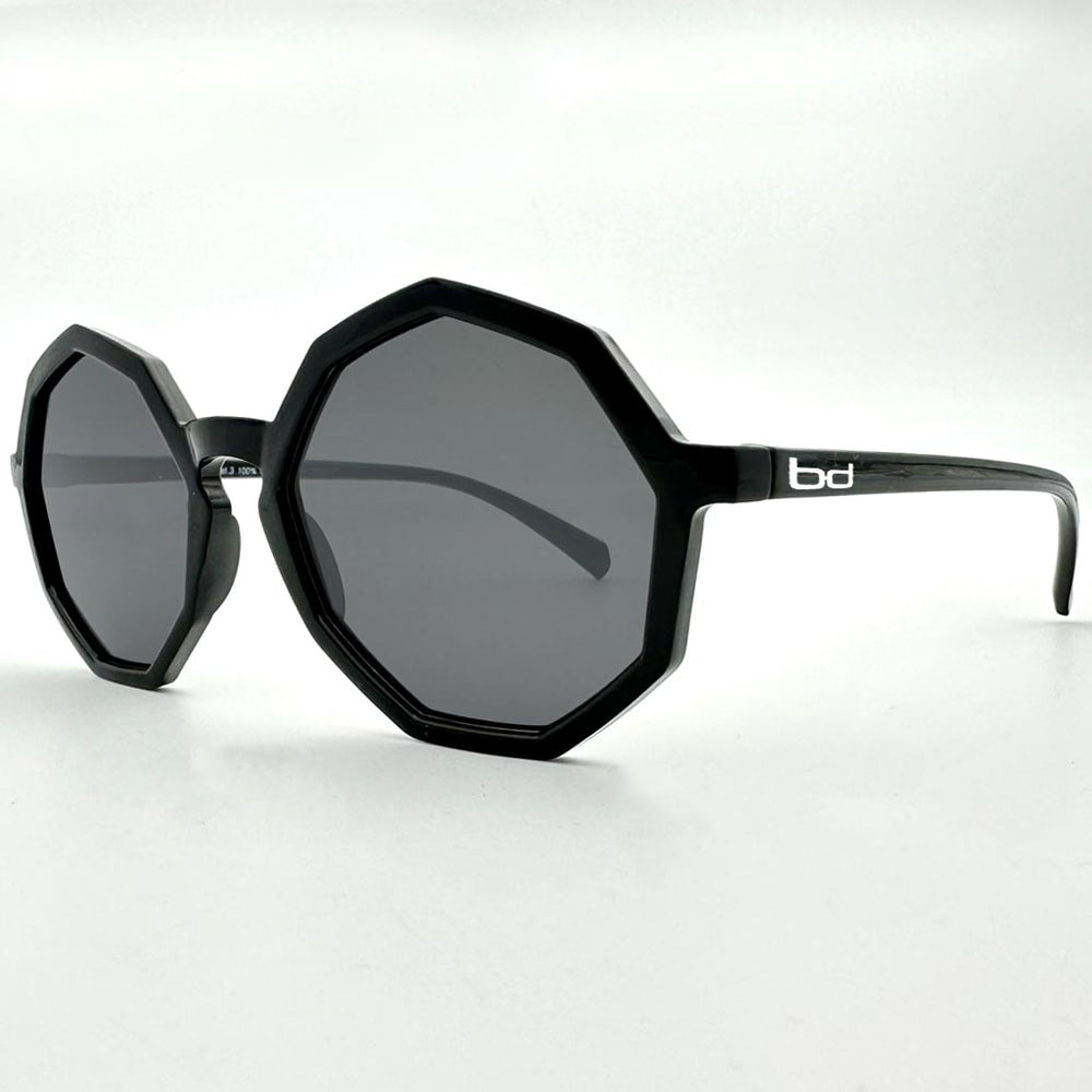 Bea - occhiale donna ottagonale nero