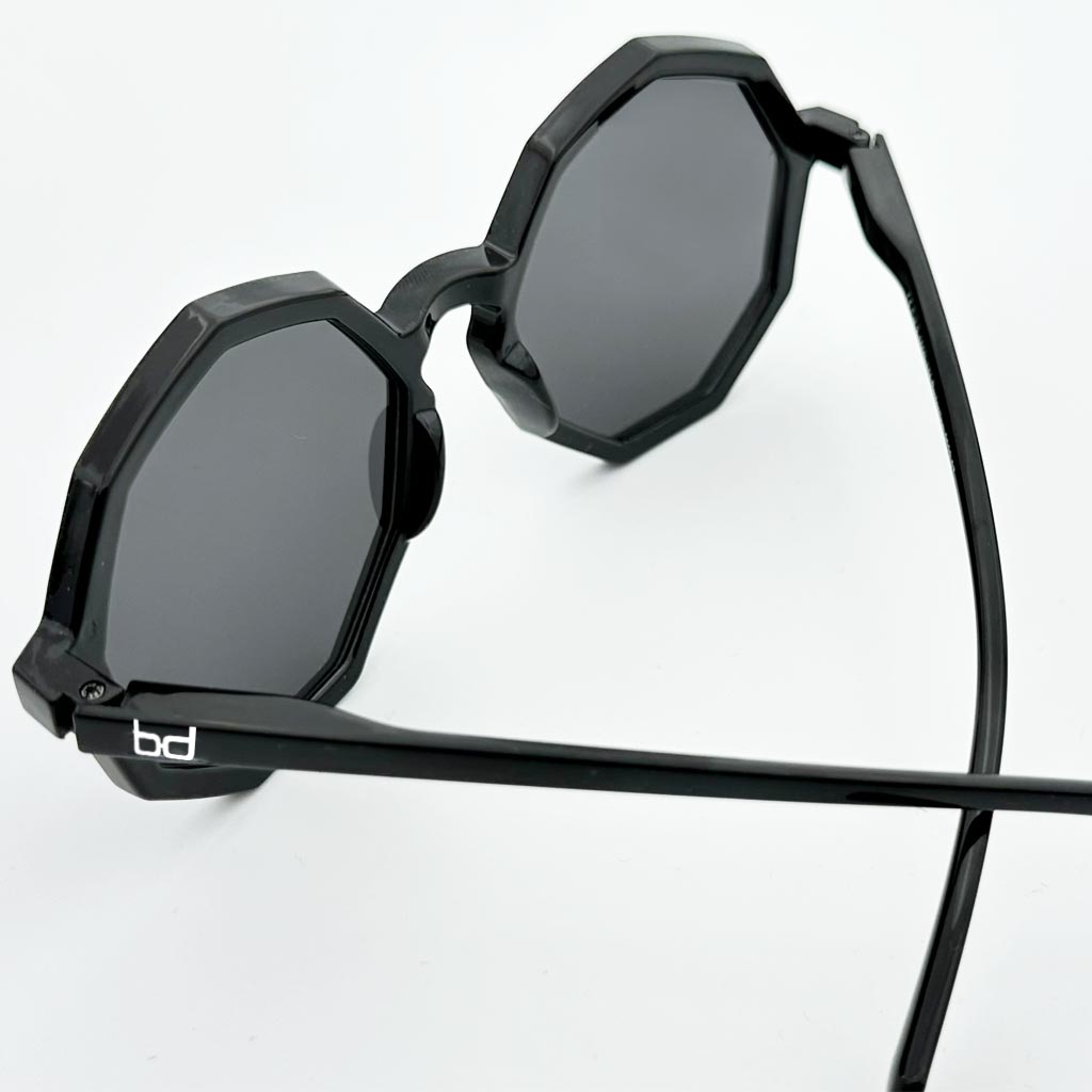 Bea - occhiale donna ottagonale nero