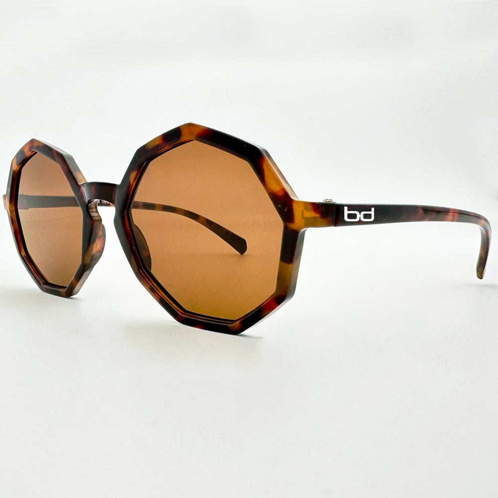 Bea - occhiale donna ottagonale marrone