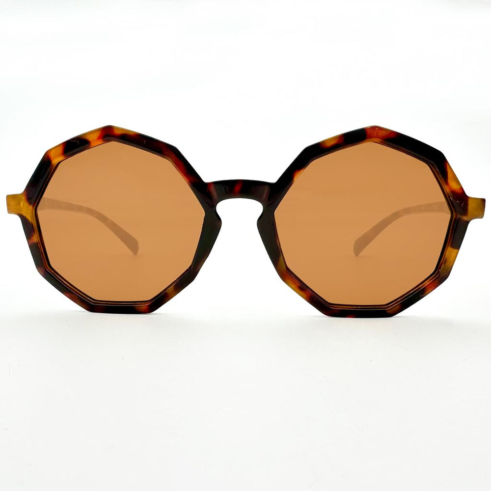 Bea - occhiale donna ottagonale marrone