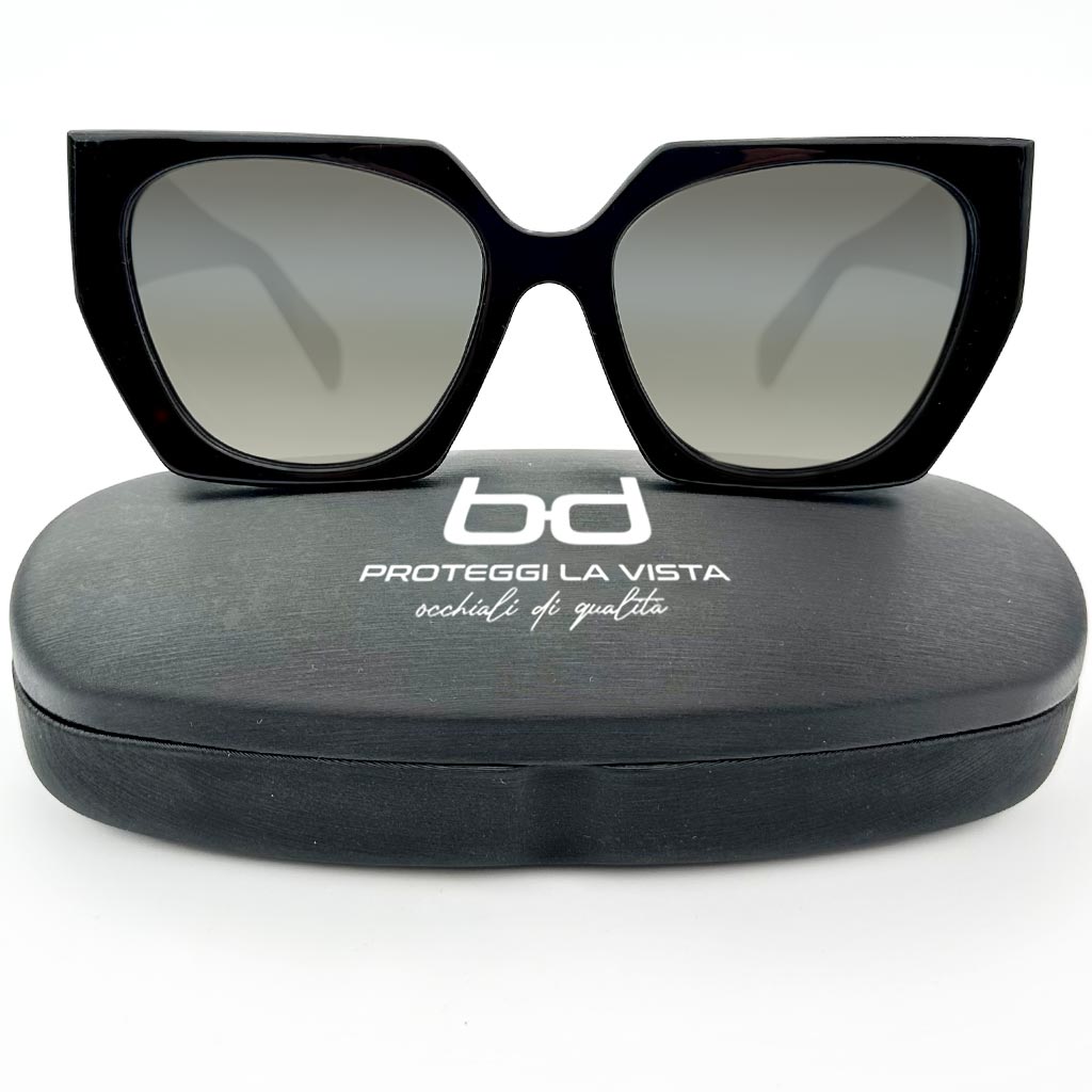 Nina - occhiale donna oversize nero