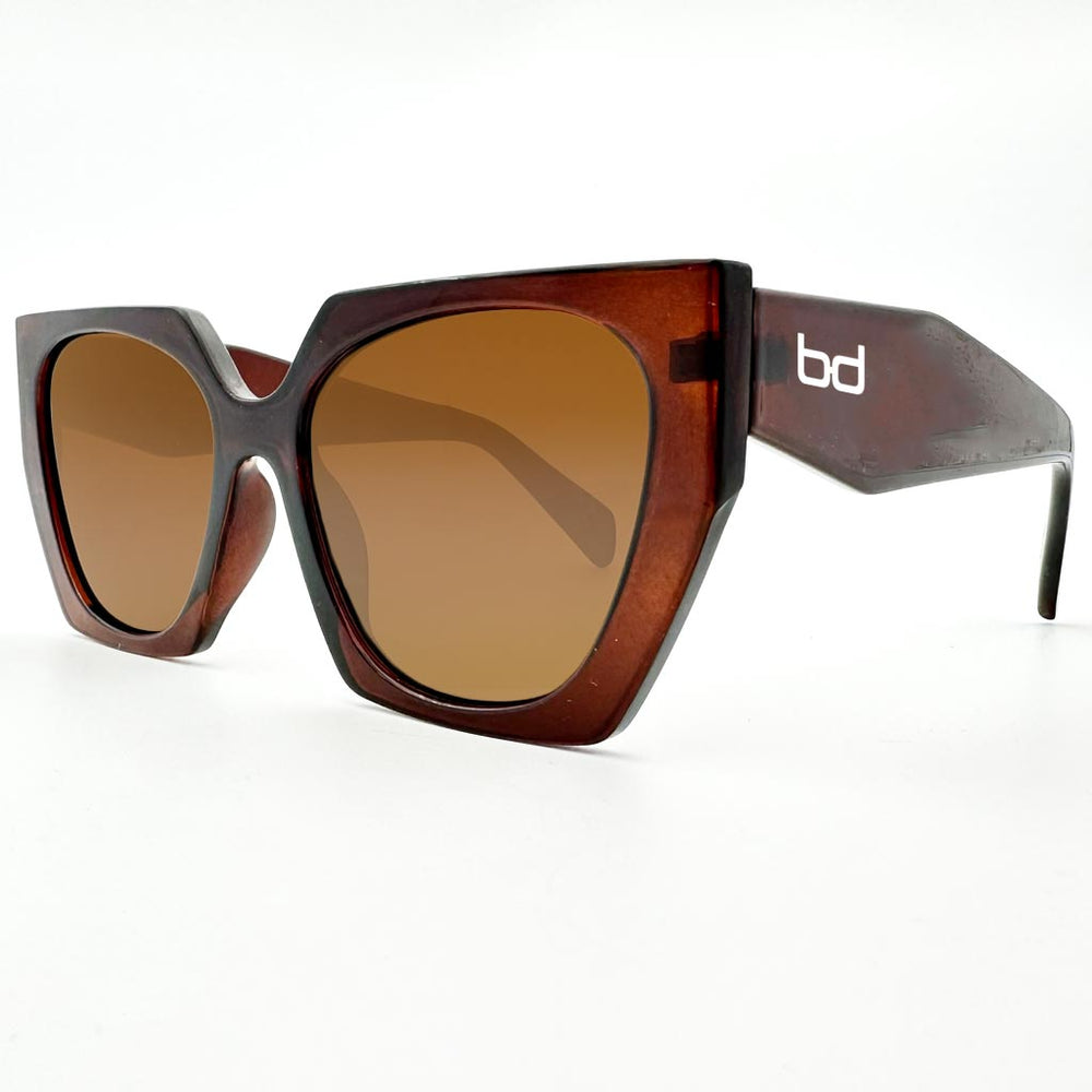 Nina - occhiale donna oversize marrone