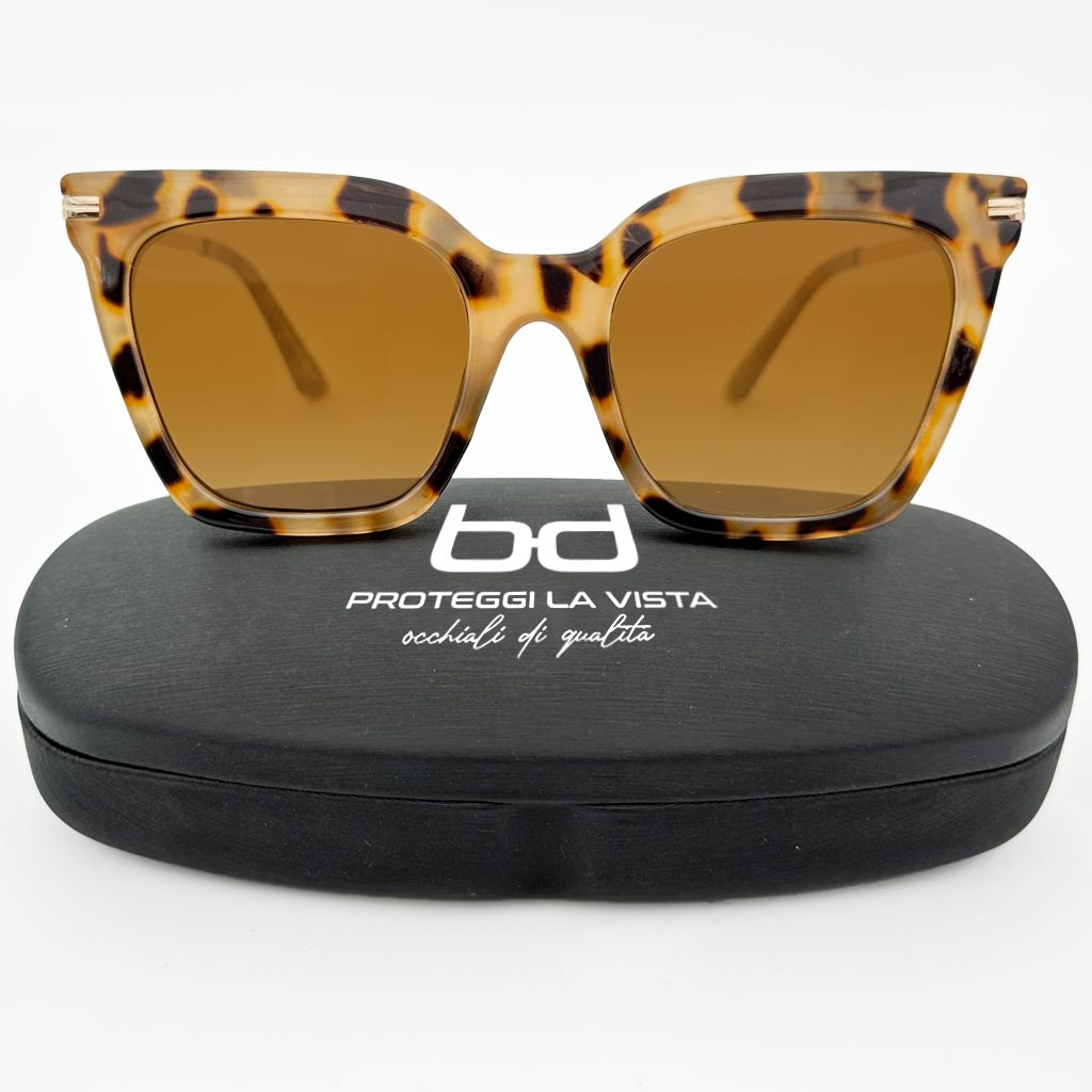 Jasmine - occhiale donna cat-eye tartarugato chiaro