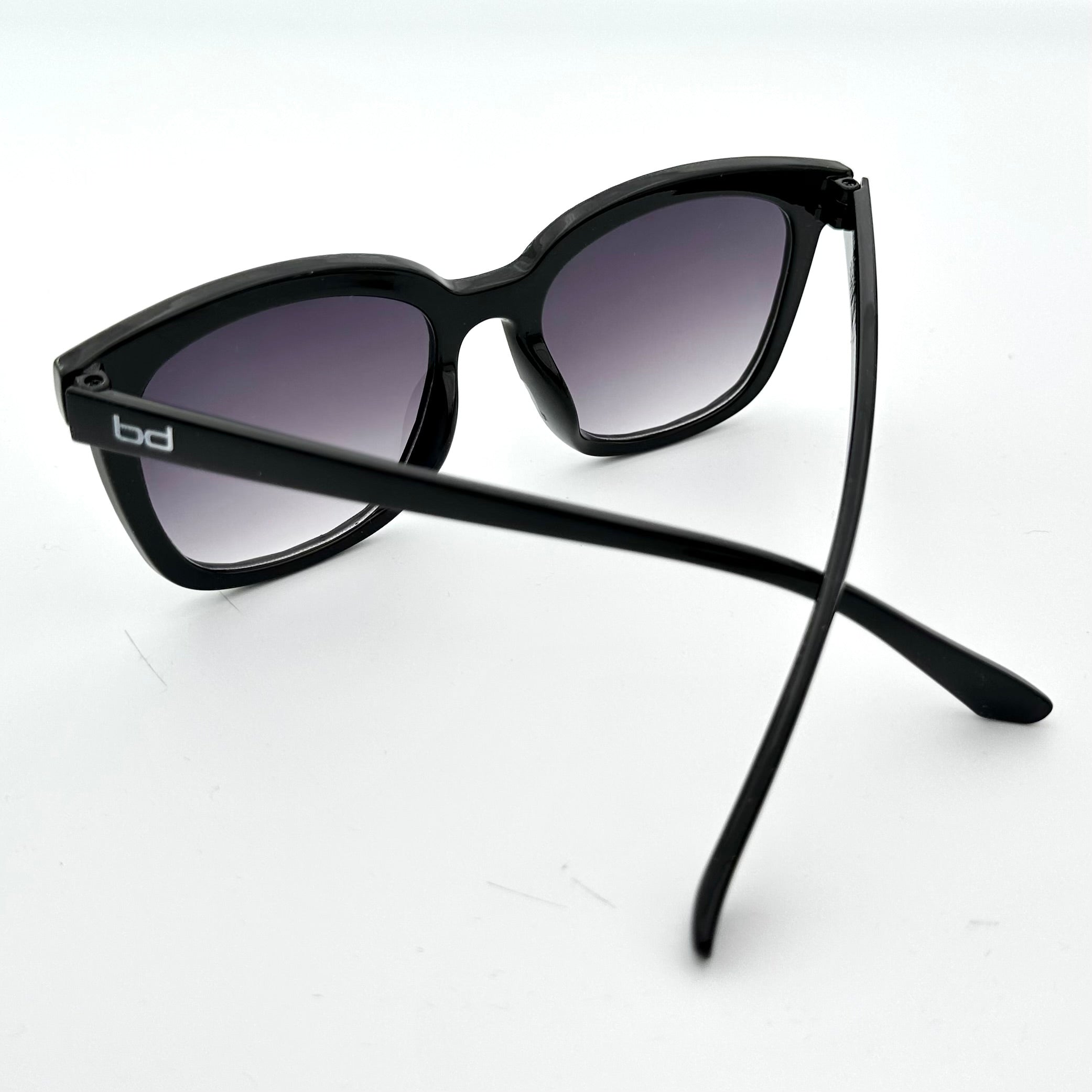 Greta - occhiale donna nero diamantato