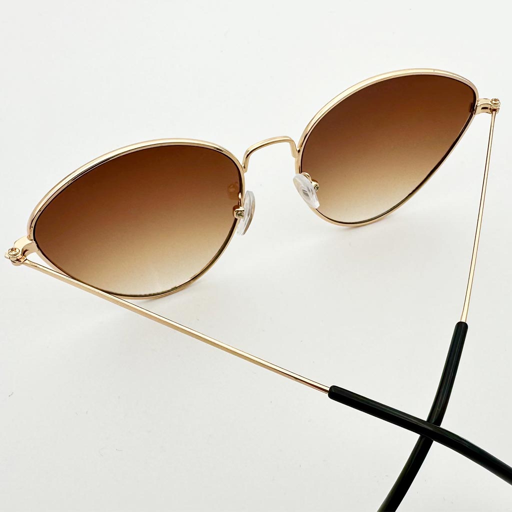 Lea - occhiale donna aviatore marrone